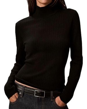 Calvin Klein Turtlenecks - Negro