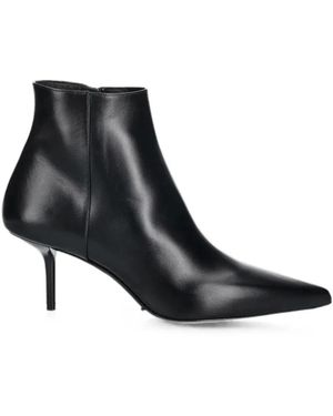Max Mara Schoenen ,Zwart ,Leer Lightbootie Enkellaars