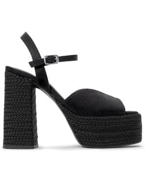 Castañer Schoenen ,Zwart ,Leer Fede Sandaal