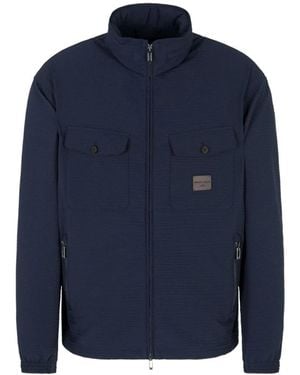 Emporio Armani Light Jackets - Blue