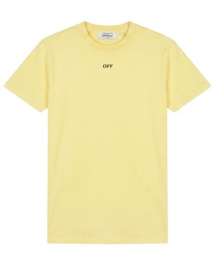 Off-White c/o Virgil Abloh T-Shirts - Yellow