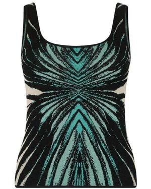 Roberto Cavalli Sleeveless Tops - Green