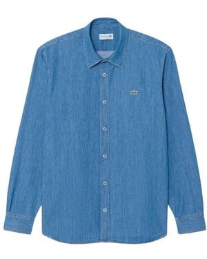 Lacoste Denim Shirts - Azul