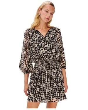 Rails Kari Kleid Mit Print - Schwarz