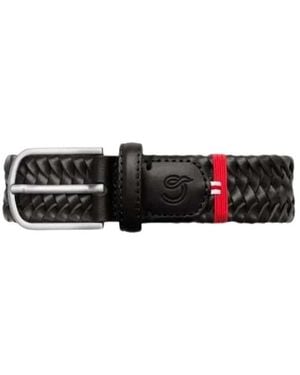 La Boucle Accessoires ,Zwart ,Leer Milano Lederen Riem