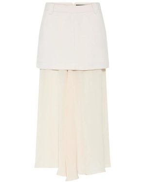 Bruuns Bazaar Midi Skirts - Blanco
