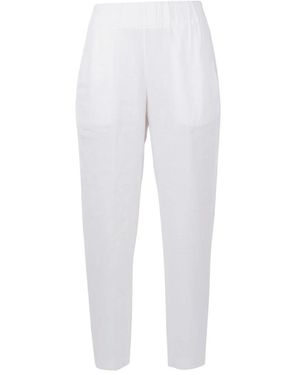 ALESSIA SANTI Cropped Trousers - White