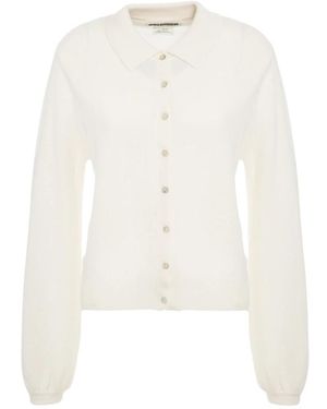 Crush Kaschmir-Cardigan Bianco Aw25 - Weiß