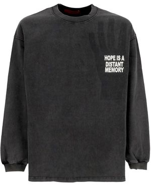Acupuncture Tops ,Zwart ,Katoen Hope Long Sleeve