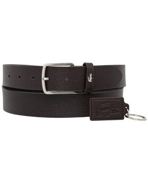 Lacoste Ledergürtel - Schwarz