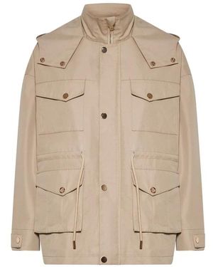Silvian Heach Jassen ,Utility Jacket - Naturel