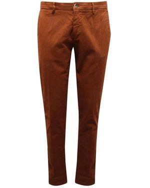 Mason's Slim-Fit Trousers - Brown
