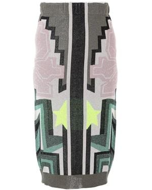 Circus Hotel Midi Skirts - Grey