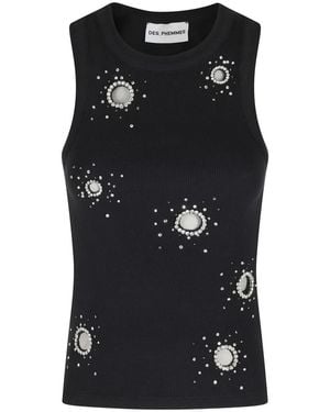 Des Phemmes Sleeveless Tops - Negro