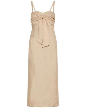 Marella Midi Kleider - Natur