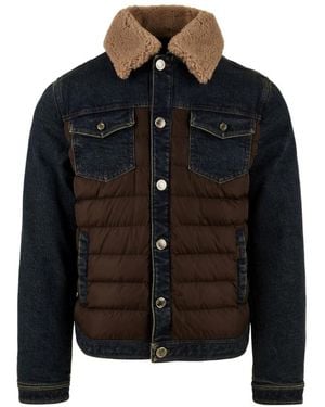 Moorer Denim Jackets - Black