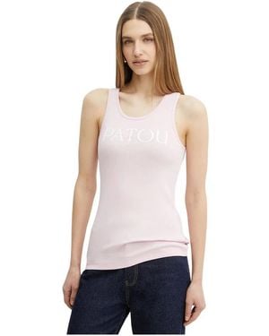 Patou Sleeveless Tops - Blanco