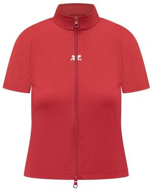 Courreges Training Tops - Rood