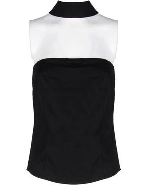 Vivetta Sleeveless Tops - Black