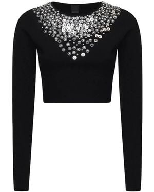 Pinko Long Sleeve T-Shirts - Black
