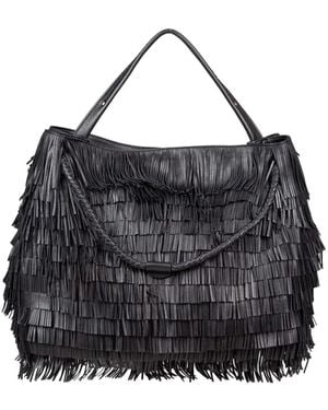 Plinio Visona' Tote Bags - Black