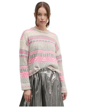 Ouí Round-Neck Knitwear - Multicolor