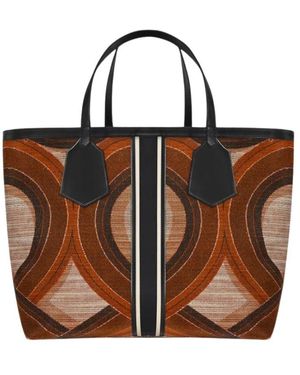 Pierre Louis Mascia Tote Bags - Brown
