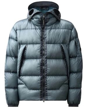 C.P. Company Jassen ,Blauw ,Nylon Explorer Down Jacket