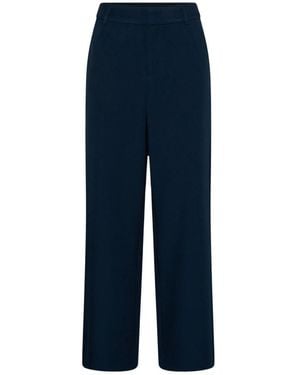 Kaffe Wide Trousers - Blu