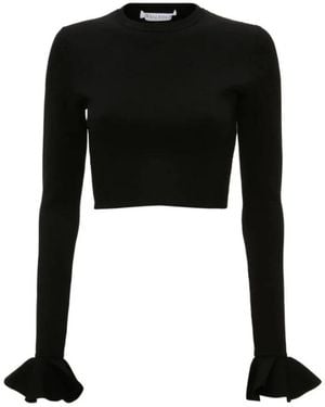 JW Anderson Long Sleeve T-Shirts - Black