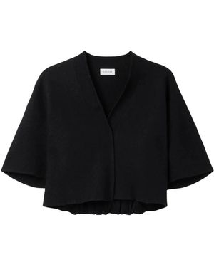 Dagmar Kort Wollen Vest - Zwart