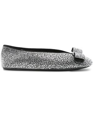 Ferragamo Ballet Flats - Metallic
