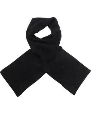 Dolce & Gabbana Cashmere Fisherman's Rib Scarf - Black