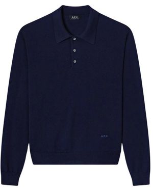 A.P.C. Polohemd - Blau