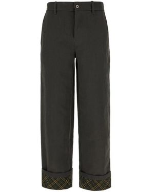 Burberry Straight Trousers - Black