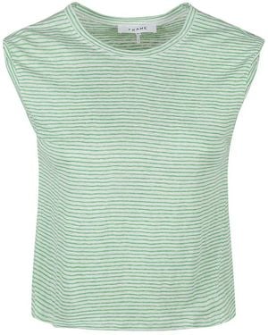 FRAME Sleeveless Tops - Green
