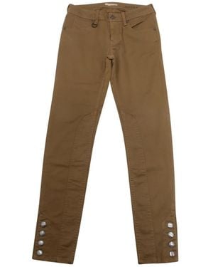 Burberry Straight Trousers - Brown