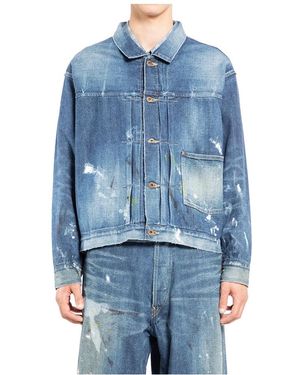 TAIGA TAKAHASHI Denim Jackets - Blue
