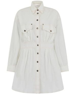 Versace Shirt Dresses - Bianco