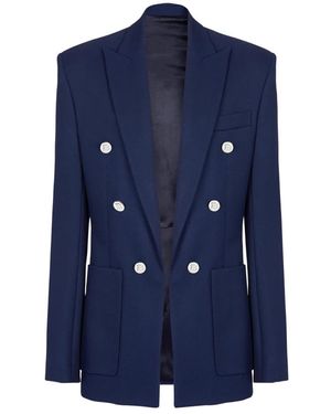 Balmain Jackets > blazers - Bleu