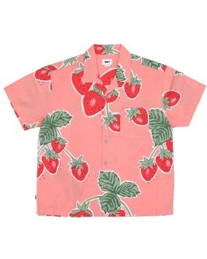 Obey Short Sleeve Shirts - Pink