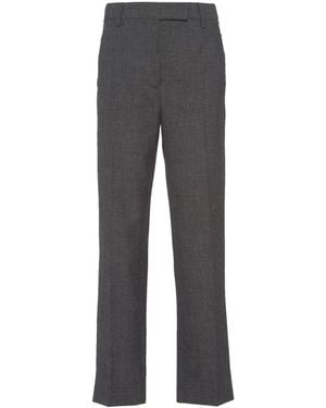 Prada Wollhose für frauen - Grau