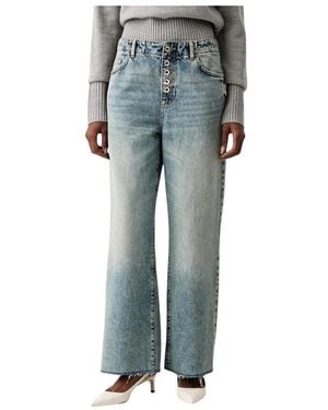 Patrizia Pepe Straight Jeans - Azul