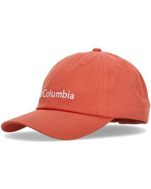 Columbia Accessoires ,Oranje ,Katoen Woestijn Oranje Gebogen Klep Pet - Rood