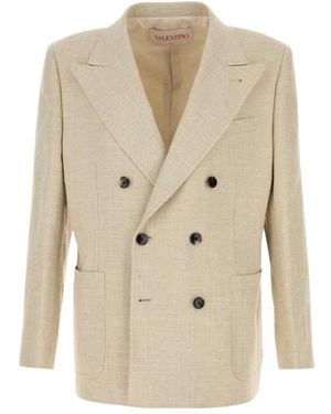 Valentino Garavani Formal Blazers - Natural