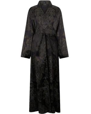 Roberto Cavalli Wrap Dresses - Black