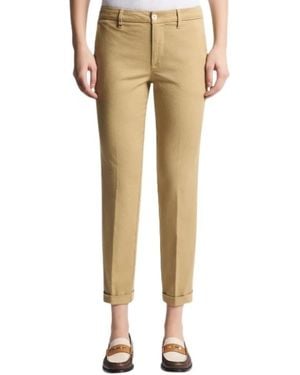 Fay Cropped Pants - Natural