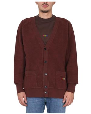 MSGM Cardigans - Rosso