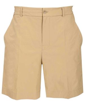 Moncler Seersucker Shorts - Naturel