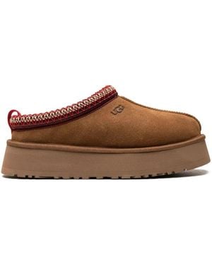 UGG Tazz Slippers Met Contraststiksels - Bruin